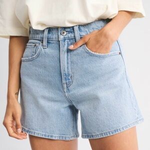 Abercrombie & Fitch Light Wash Denim Shorts